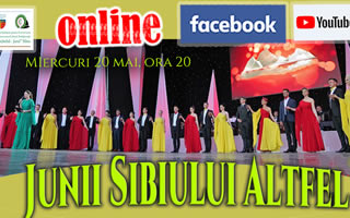 Spectacolul extraordinar „Junii Sibiului Altfel” cuprins în proiectul cultural online #Împreună